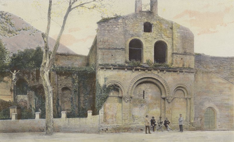 Burlats, Gamle Kirke, Facade N af French Photographer