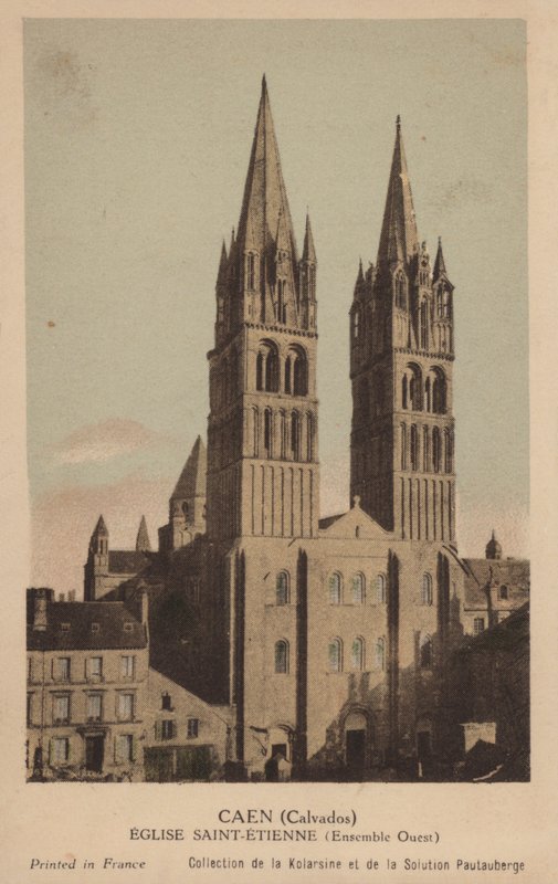 Caen, Saint Etienne Kirke af French Photographer
