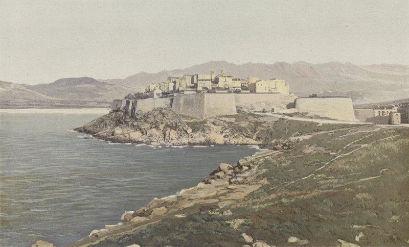 Calvi, Øvre By af French Photographer