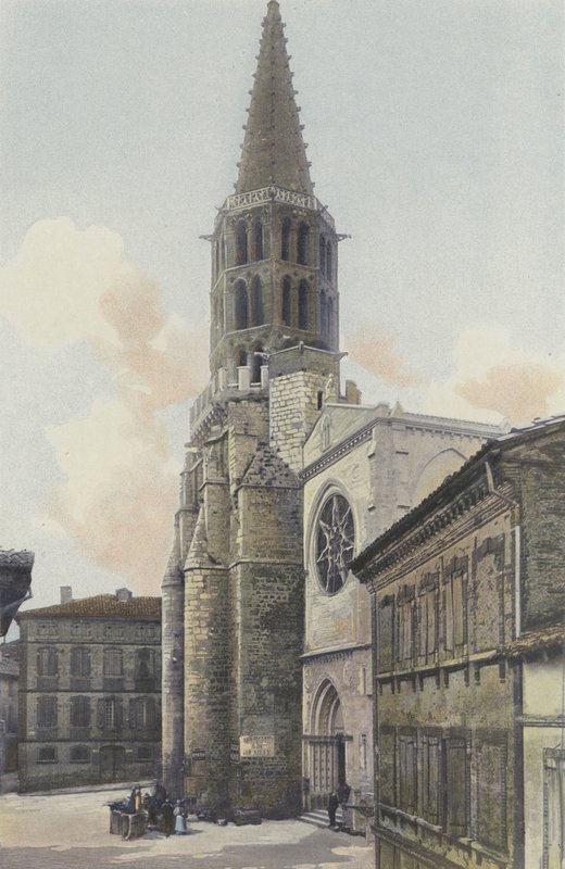 Caussade, Kirke, Facade O af French Photographer