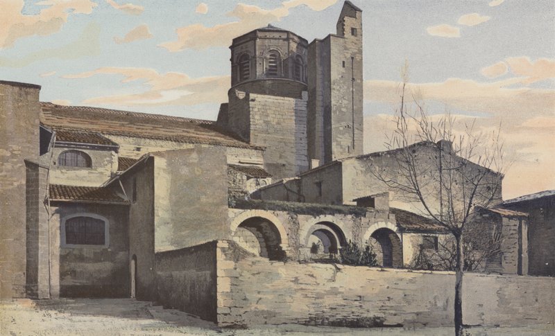 Cavaillon, kirken Saint-Veran-Cote S af French Photographer