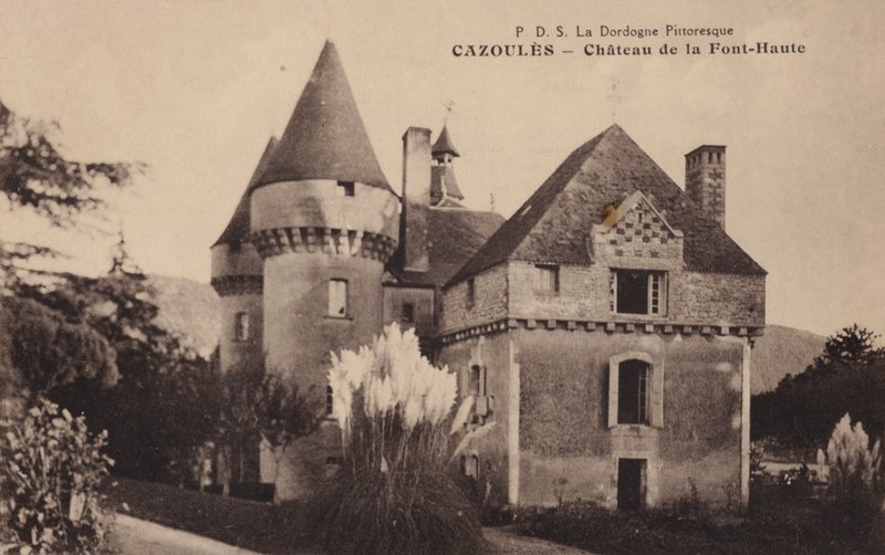 Cazoules, Chateau De La Fonte-Haute af French Photographer