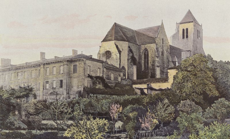 Celles-sur-Belle, Kirke og tidligere kloster, Ensemble N af French Photographer