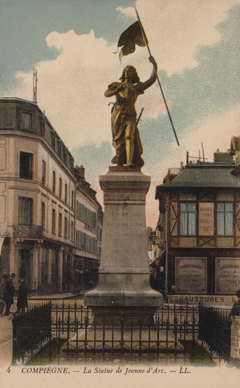 Compiegne, Statuen af ​​Jeanne d