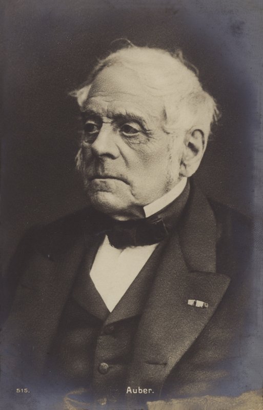 Daniel Auber, fransk komponist (1782-1871) af French Photographer