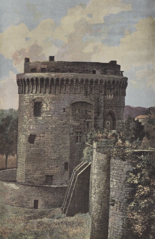 Dinan, tidligere slot af hertugerne af Bretagne (fængsel) af French Photographer