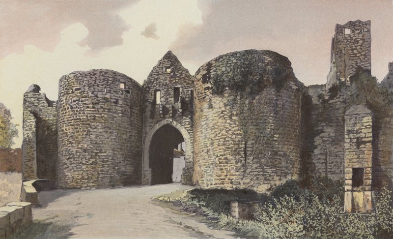 Domme, Porte des Tours og resterne af voldene af French Photographer