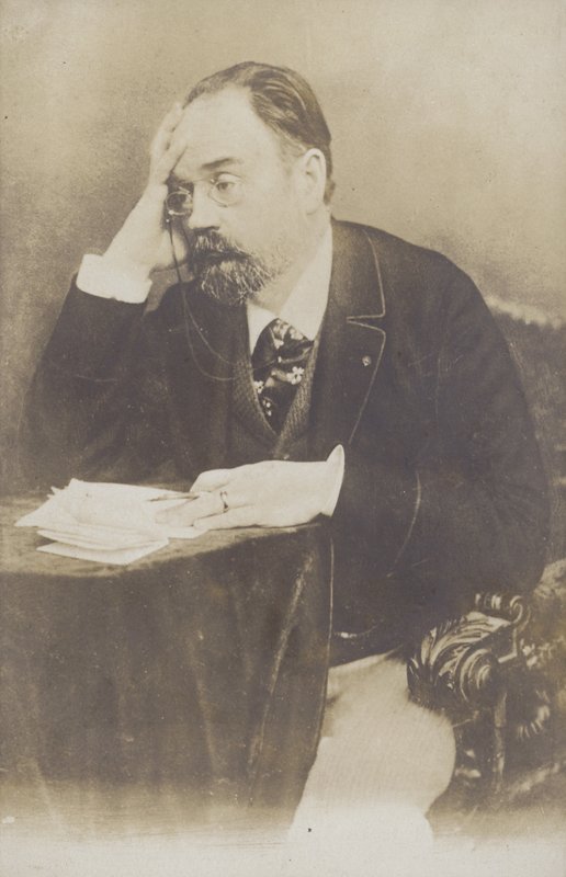 Emile Zola (1840-1902), fransk forfatter, journalist og dramatiker af French Photographer
