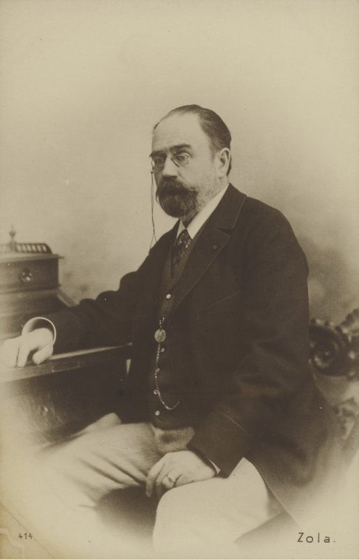 Emile Zola, fransk romanforfatter, dramatiker og journalist af French Photographer