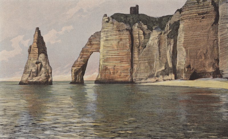 Etretat, Porte daval klipper af French Photographer