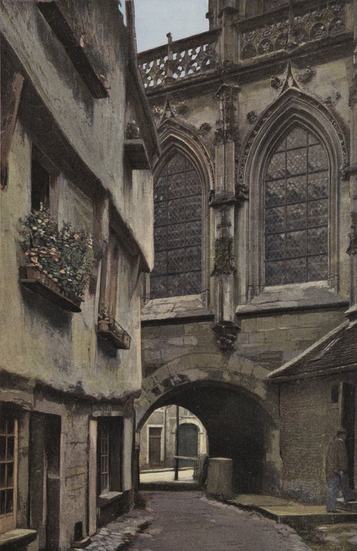 Klippe, Trinitatis Kirke, passage under koret af French Photographer