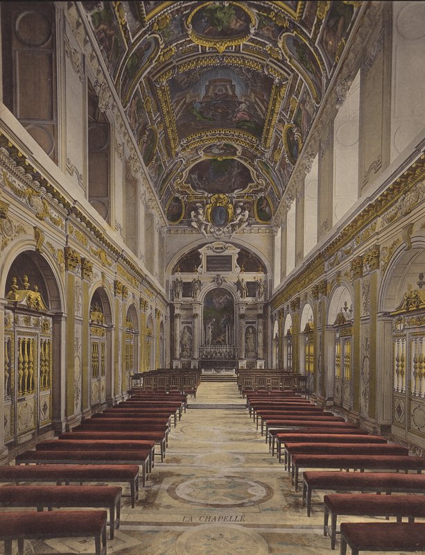 Fontainebleau: Kapellet (farvefoto) af French Photographer