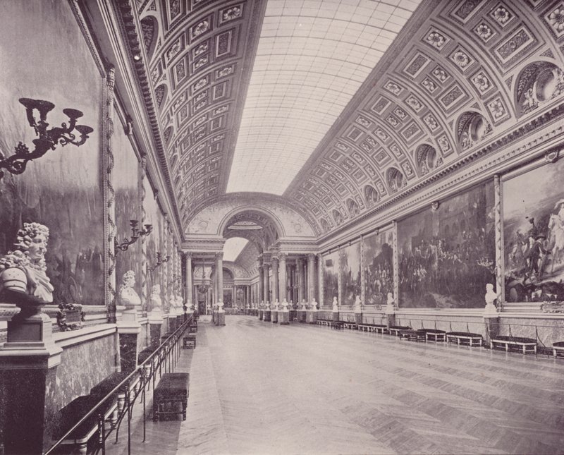Gallery of Battles, Palace of Versailles (s/h foto) af French Photographer