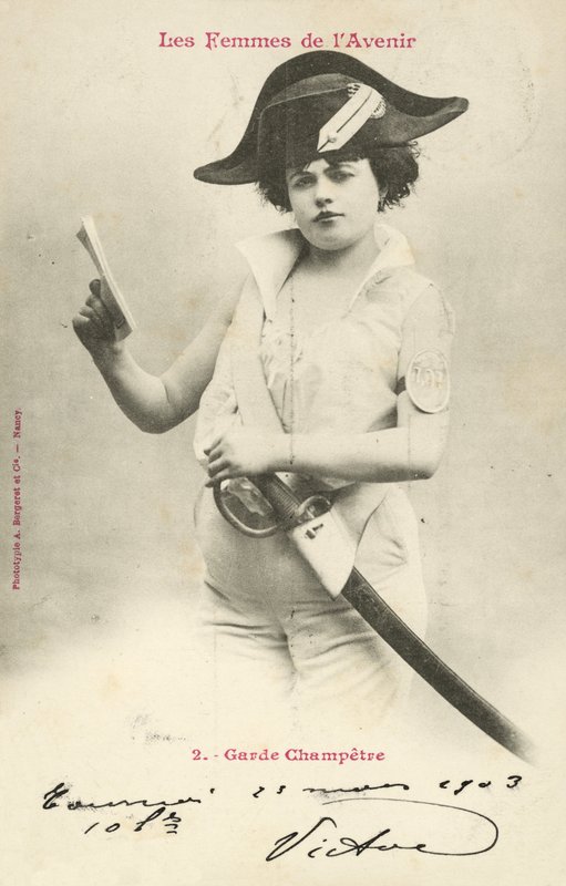 Garde Champetre, Fremtidens kvinde af French Photographer