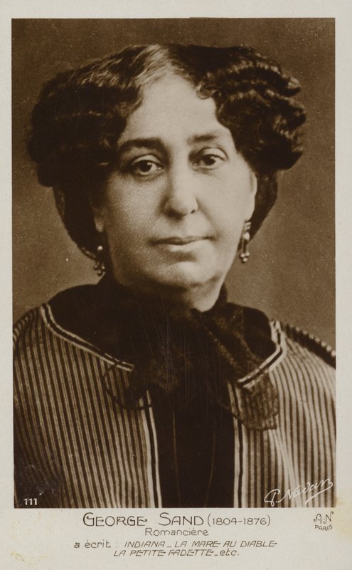 George Sand (1804-1876), fransk forfatter af French Photographer