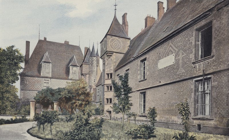 Gien, Chateau (underpræfektur og domstol) af French Photographer