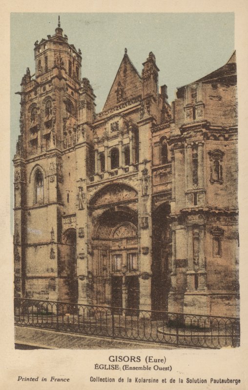 Gisors, Kirke af French Photographer