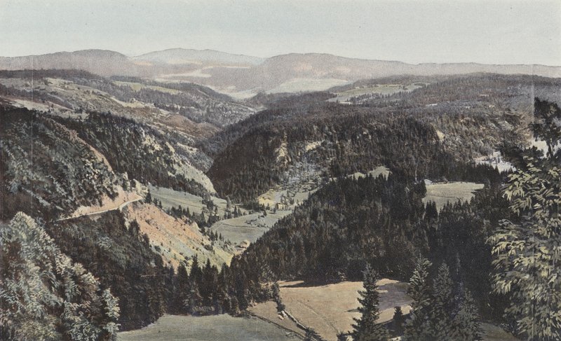 Gorges de la Chaille, nær Morez af French Photographer