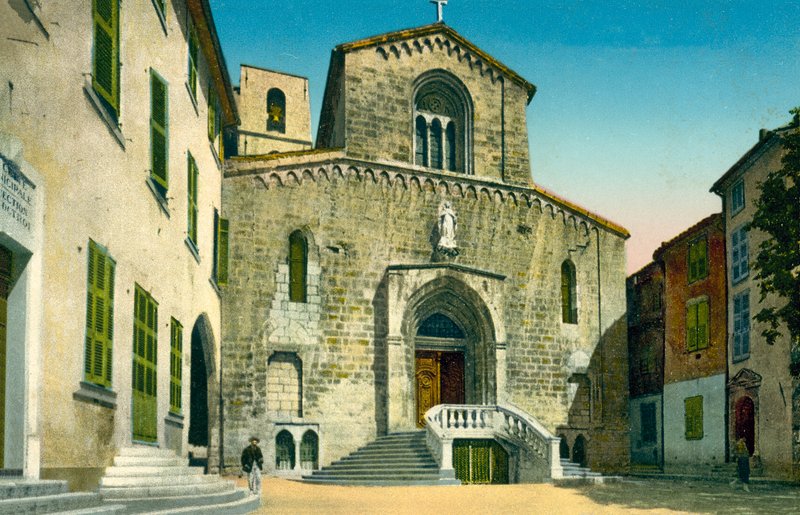 Grasse, Katedralen, Frankrig af French Photographer