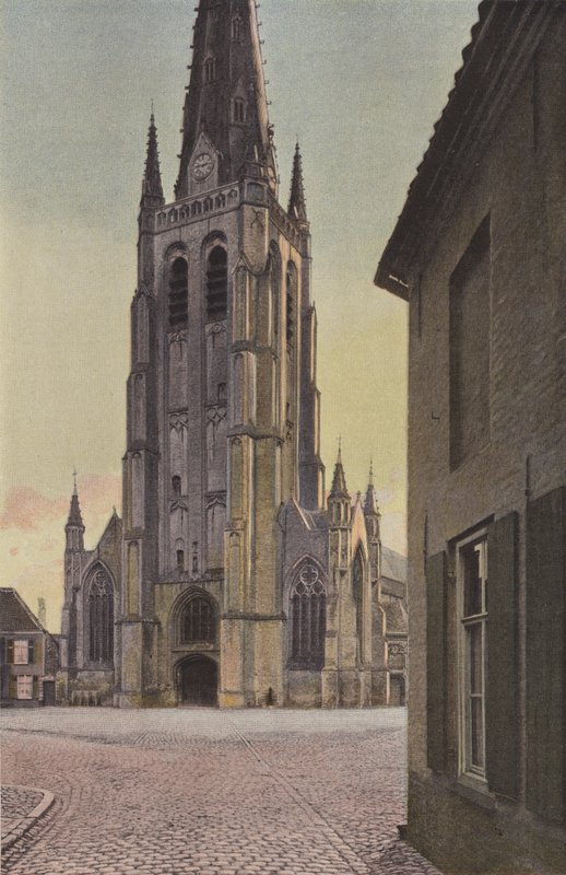 Hondschoote, Eglise, Facade O af French Photographer