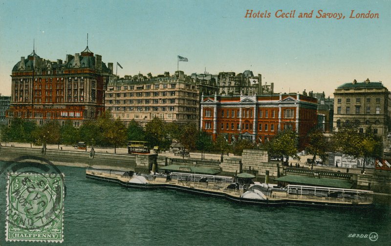 Hoteller Cecil og Savoy i London af French Photographer