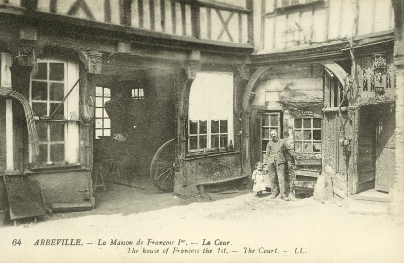 House of King Francis I, Abbeville (s/h foto) af French Photographer