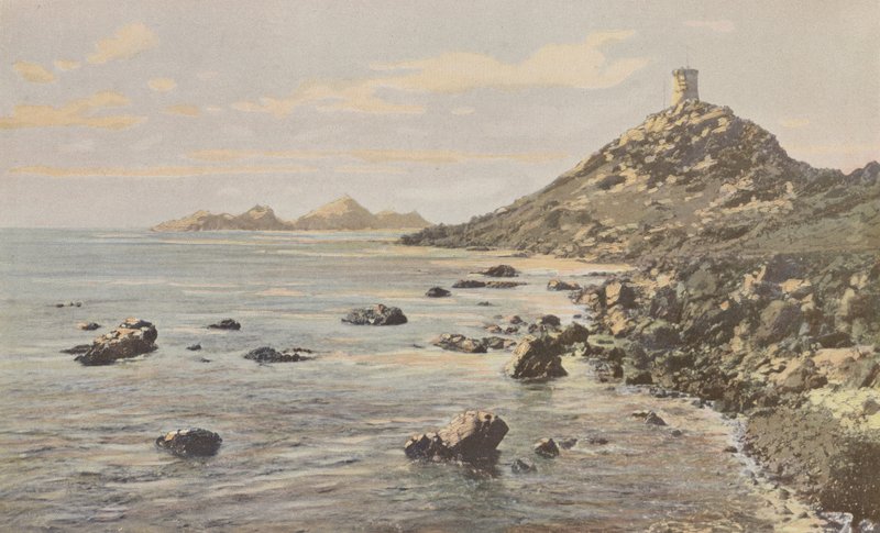 Sanguinaires-øerne, på vestkysten (Ajaccio-bugten) af French Photographer