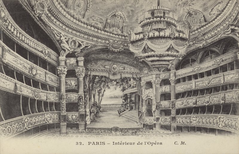 Interiør af Operaen, Paris af French Photographer