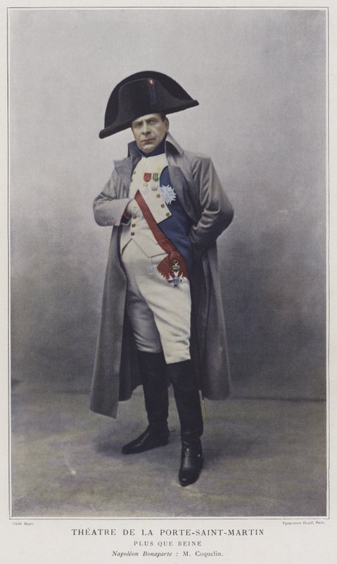 Jean Coquelin som Napoleon i Plus que Reine (farvet foto) af French Photographer