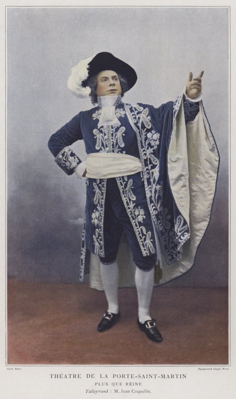 Jean Coquelin som Talleyrand i More Than a Queen (farvet foto) af French Photographer