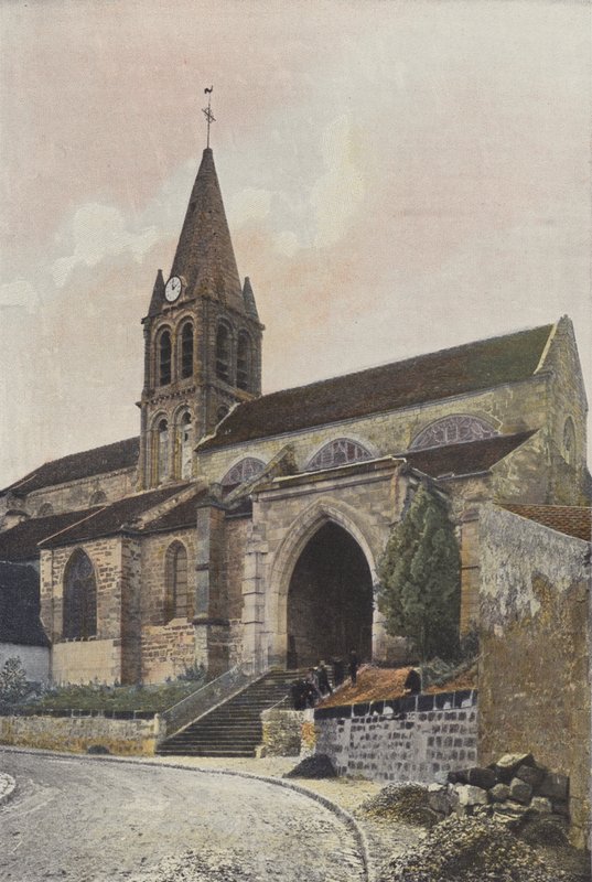 Jouy-le-Moutier, Kirke af French Photographer