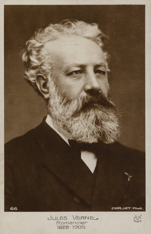 Jules Verne (1828-1905), fransk forfatter af French Photographer