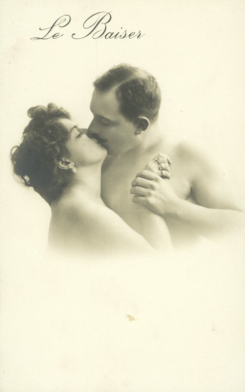 Kyssepar af French Photographer