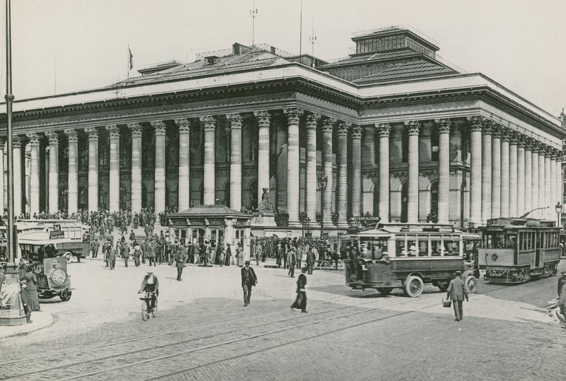 La Bourse, The Change (fotogravering) af French Photographer