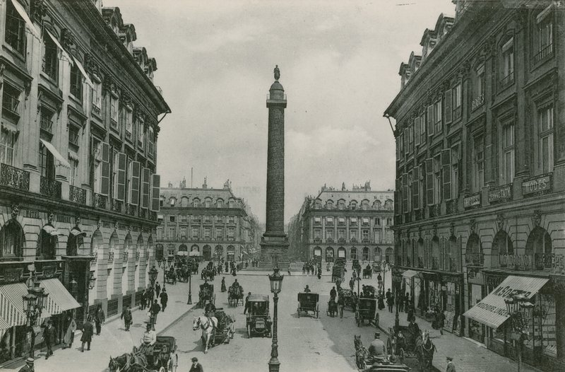 La Place Vendome, Place Vendome (fotogravure) af French Photographer