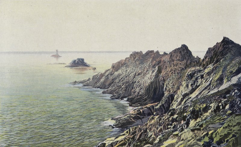 Pointe Du Raz De Sein, østlig udsigt af French Photographer