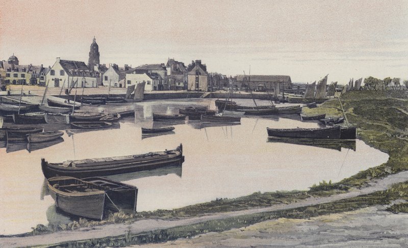 Le Croisic, havnen og bassinet for Trait af French Photographer