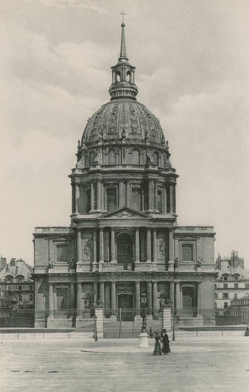 The Dome of the Hôtel des Invalides, Dome of the Invalids (fotogravering) af French Photographer