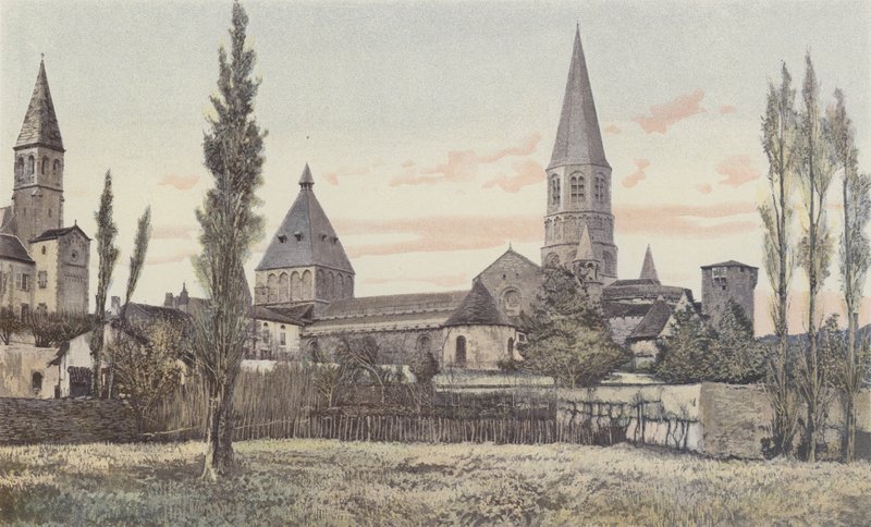 Le Dorat, Kirke, Ensemble S af French Photographer