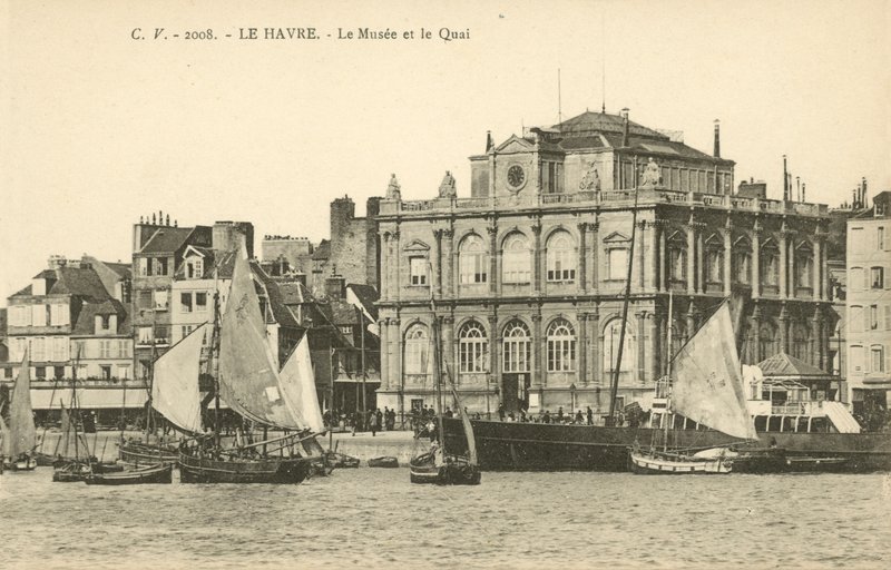 Le Havre, Museet, Kajen af French Photographer