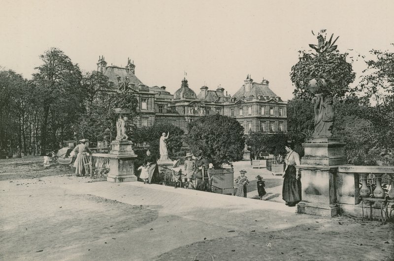 Le Jardin du Luxembourg, Luxembourghaven (fotografering) af French Photographer