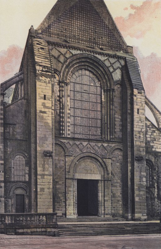 Le Mans, Cathedrale, Facade O af French Photographer