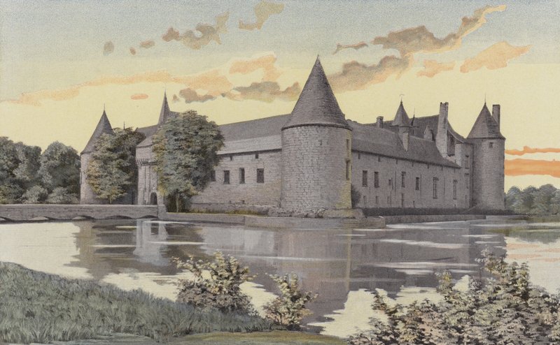 Le Plessis-Bourre, Chateau, Together S O af French Photographer