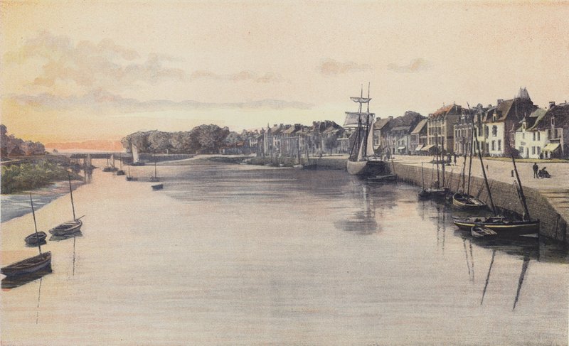 Le Pouliguen, Generel udsigt over havnen af French Photographer