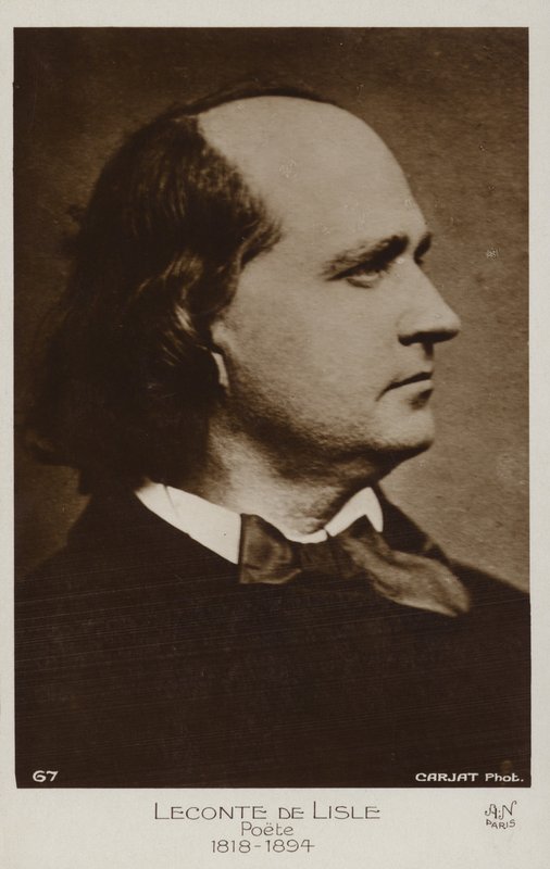 Leconte de Lisle (1818-1894), fransk digter af French Photographer