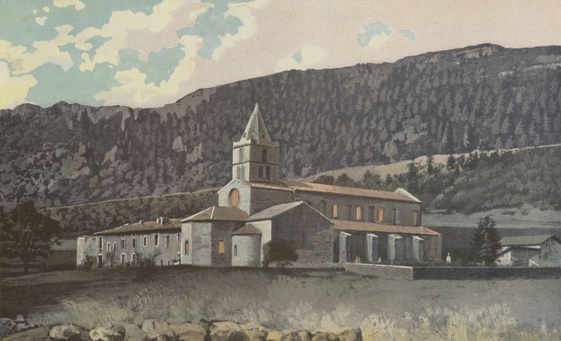 Leoncel, View of the Abbey, Cote N E af French Photographer