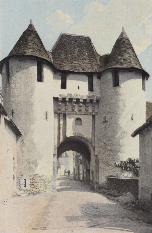 Levroux, Porten til det gamle Chateau af French Photographer