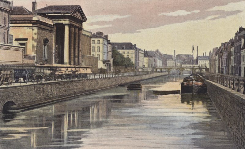 Lille, Nedre Deule-kanalen af French Photographer