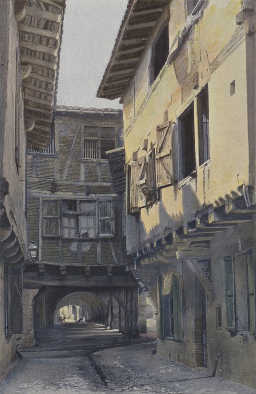 Lisle-DAlbi, Indgang til Grande Place af French Photographer