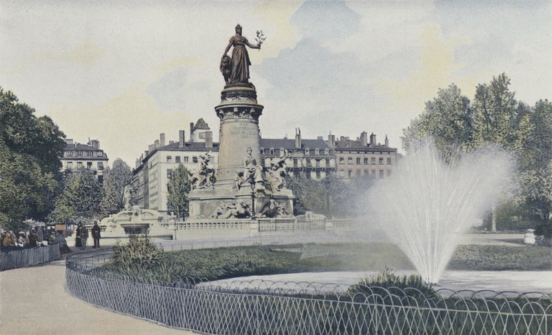 Lyon, Place Carnot af French Photographer